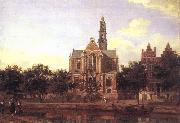 HEYDEN, Jan van der View of the Westerkerk, Amsterdam oil painting reproduction